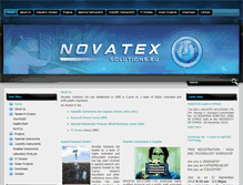 Tablet Screenshot of novatexsolutions.eu